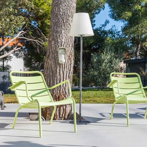 Lampadaire ext filaire blanc standy