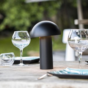 Lampe de table sans fil led noir tod