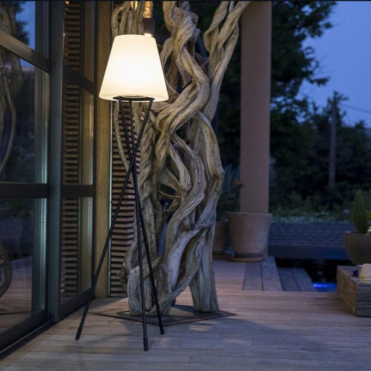 Lampadaire sans fil gris try