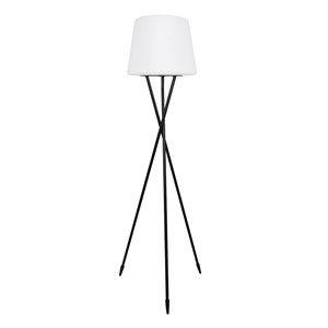 Lampadaire extérieur sans fil blanc try