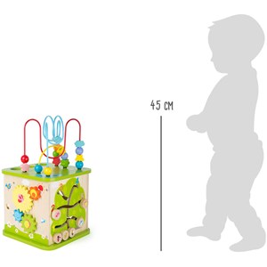 Cube de motricité avec circuit à boule