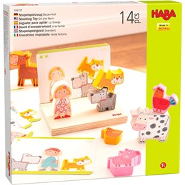 Jeu à empiler 3d à la ferme