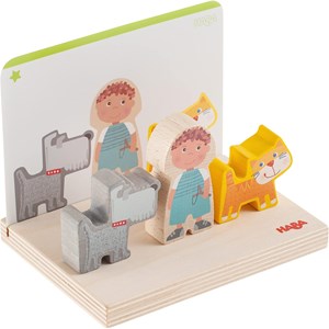 Jeu à empiler 3d à la ferme