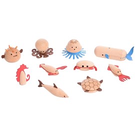 Créatures marines en bois