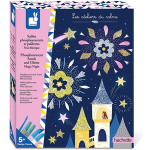 Sables phosphorescents et paillettes nui