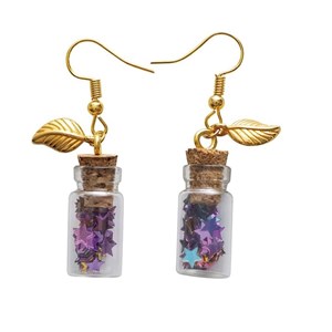 Coffret 4 bijoux fioles de fées à cré