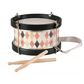 Tambour en bois ecru