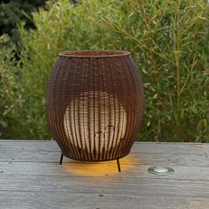 Lampe effet rotin sans fil led cocoon