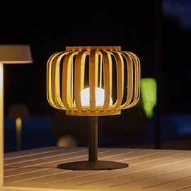 Lampe de table standy mini bambou