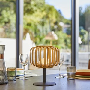 Lampe de table standy mini bambou