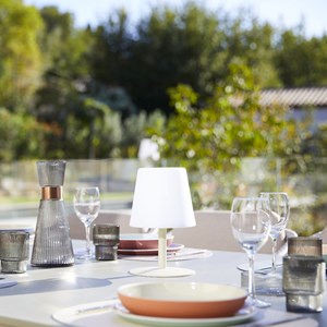 Lampe de table standy mini cream