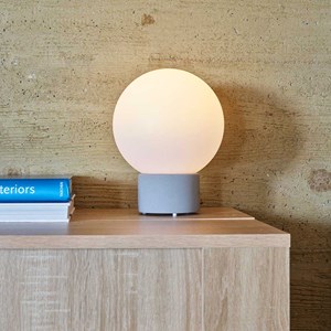 Lampe de table touch led terra concrete