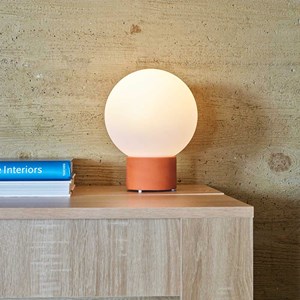 Lampe de table touch terra terre cuite