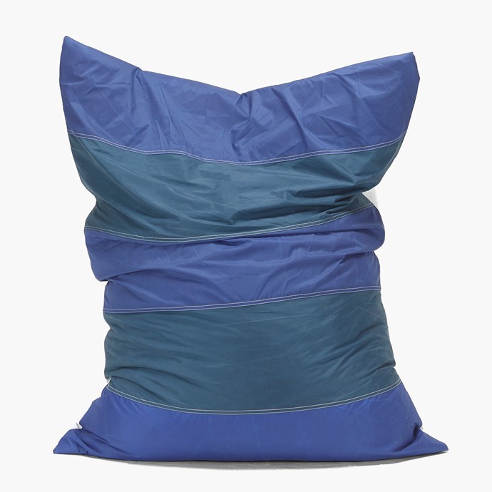 Pouf en toile de montgolfière recyclée | Nature & Découvertes