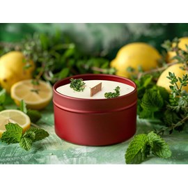 Bougie qui devient plante fleur oranger