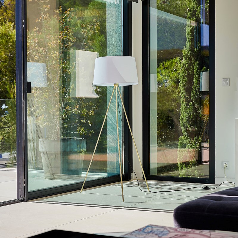 Lumisky - Lampadaire salon ellia gold