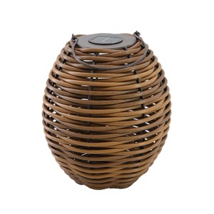 Lanterne solaire rechargeable marron raffy lantern