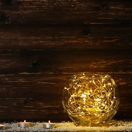 Guirlande lumineuse skinny solar 400