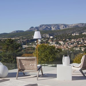 Lampadaire solaire standy wood solar