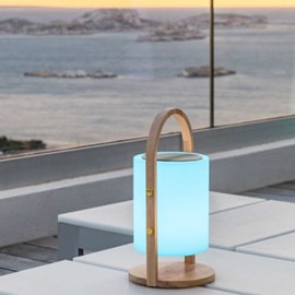 Lampe enceinte bluetooth woody play