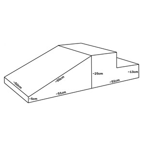 Set de 2 grands blocs en mousses