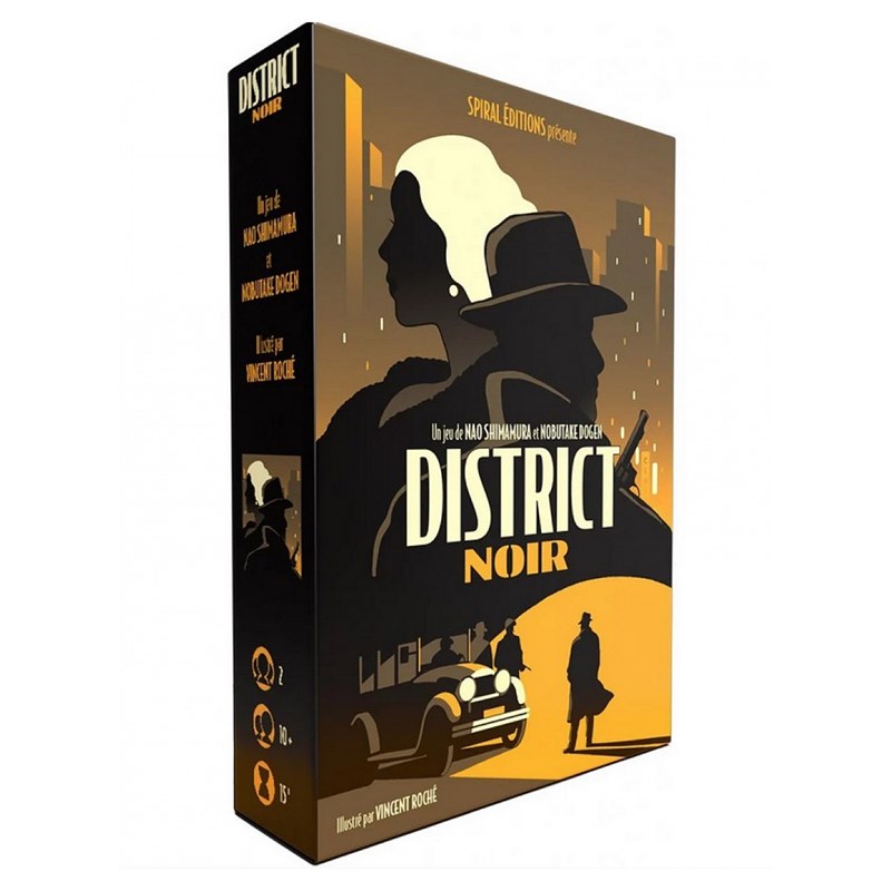 District noir jeu de bluff