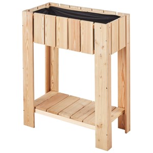 Potager de balcon en mélèze