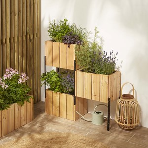 Jardinière en bois modulable - acanta