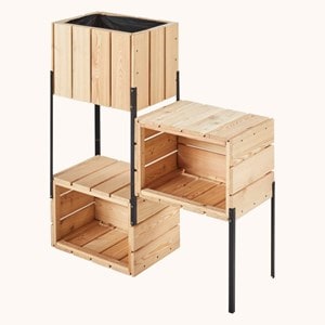 Jardinière en bois modulable - acanta