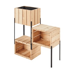 Jardinière en bois modulable - acanta