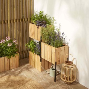 Jardinière en bois modulable - acanta