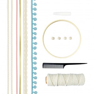Kit créatif - attrape-rêves macramé