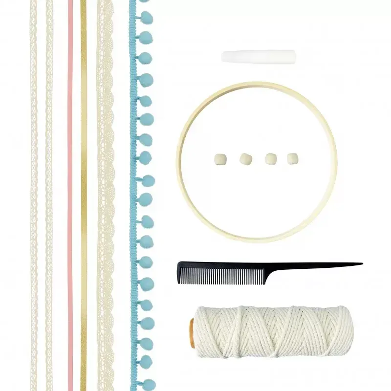 Kit créatif - attrape-rêves macramé (Buki France) - Image 1