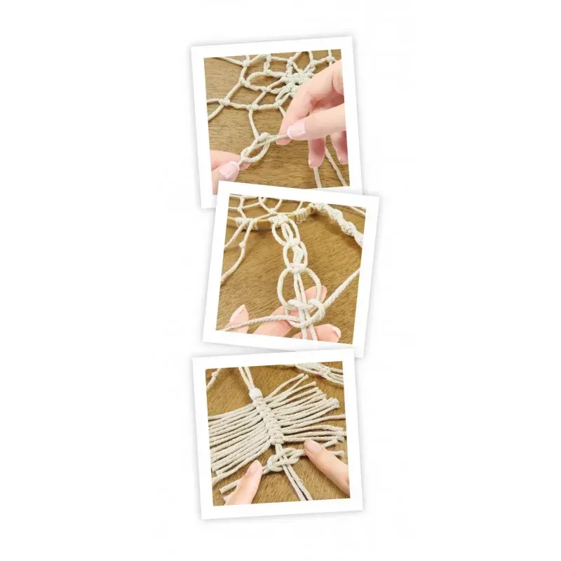 Kit créatif - attrape-rêves macramé (Buki France) - Image 3