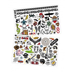 75 tattoos lavables rock