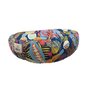 Coussin de méditaton demi-lune jungle