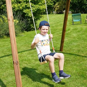 Siège balançoire réglable en bois