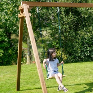 Siège balançoire bébé en bois pour porti