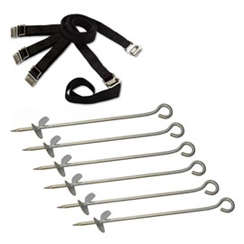 Trampoline kit d'ancrage au sol pour tr