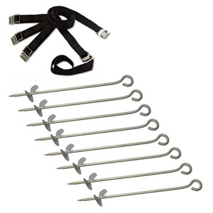 Trampoline kit d'ancrage au sol pour tr