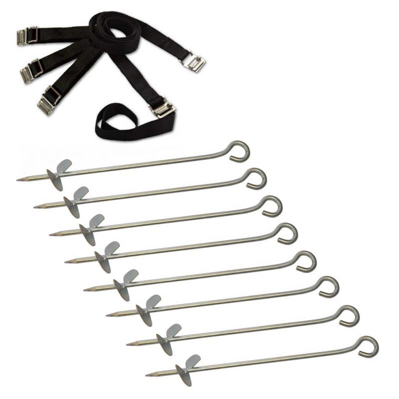 Trampoline kit d'ancrage au sol pour tr