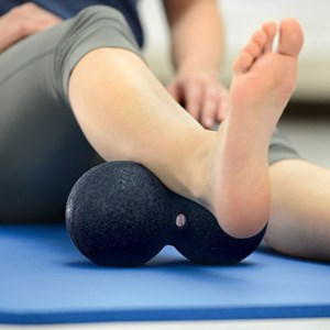 Sissel myofascia double ball 12 cm  - noir