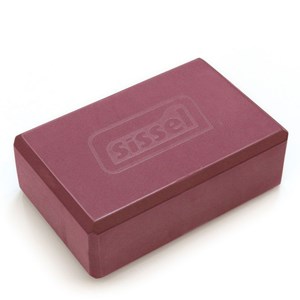 Yoga bloc sissel  - bordeaux