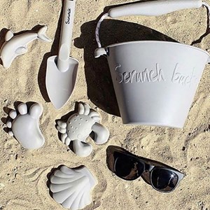 Set de 4 moules de plage en silicon