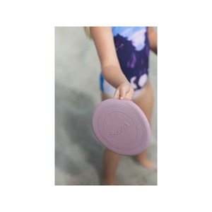 Frisebee en silicone souple rose