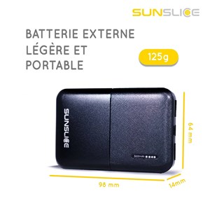 Batterie externe 5000mah petit et léger