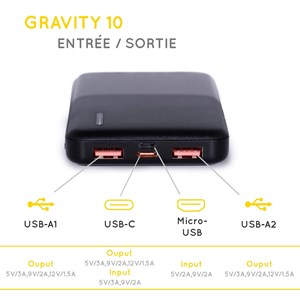 Batterie externe 10000mah puissante