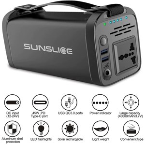 Batterie nomade sunslice gravity 144 wh