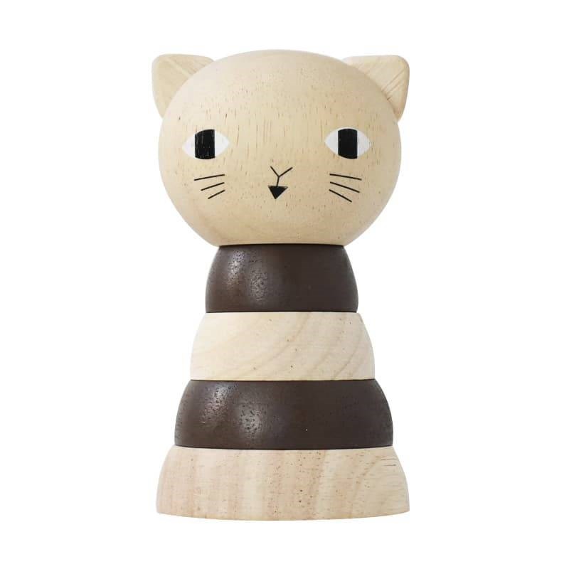 Wee gallery tour à empiler chat - bois -
