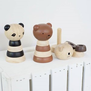 Wee gallery tour à empiler chat - bois -